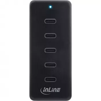 InLine USB-C pikendus 5-pordiline 100W siseruumide laadija universaalne ühilduvus