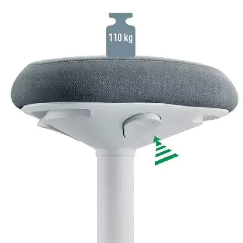 Bürootool Leitz 65450085 Polsterdatud iste Hall Plastikraam