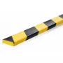 Durable S10 plastikust lame teip 1000 mm must kollane 40 mm