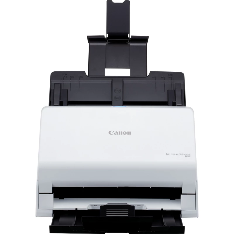 Canon imageFORMULA R30 juhita lauaskanner dokumentidele, 216 x 356 mm, 600 x 600 DPI, ADF + lehtedega skanner, valge, CIS, RGB LED