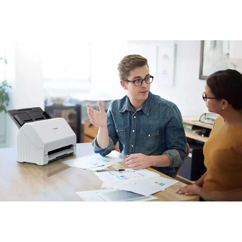 Canon imageFORMULA R30 juhita lauaskanner dokumentidele, 216 x 356 mm, 600 x 600 DPI, ADF + lehtedega skanner, valge, CIS, RGB LED