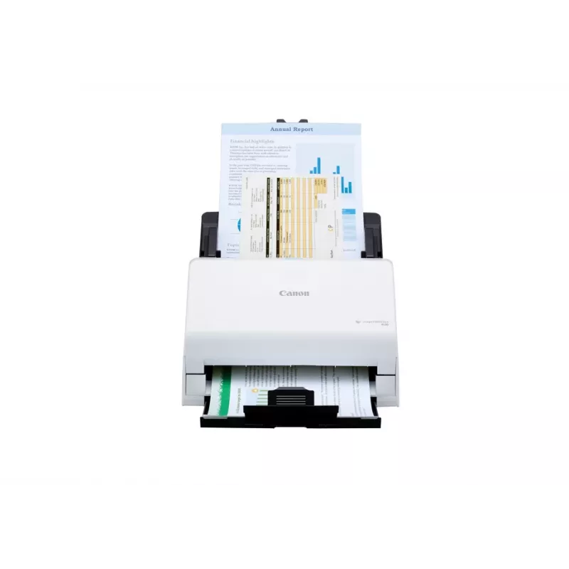Canon imageFORMULA R30 juhita lauaskanner dokumentidele, 216 x 356 mm, 600 x 600 DPI, ADF + lehtedega skanner, valge, CIS, RGB LED