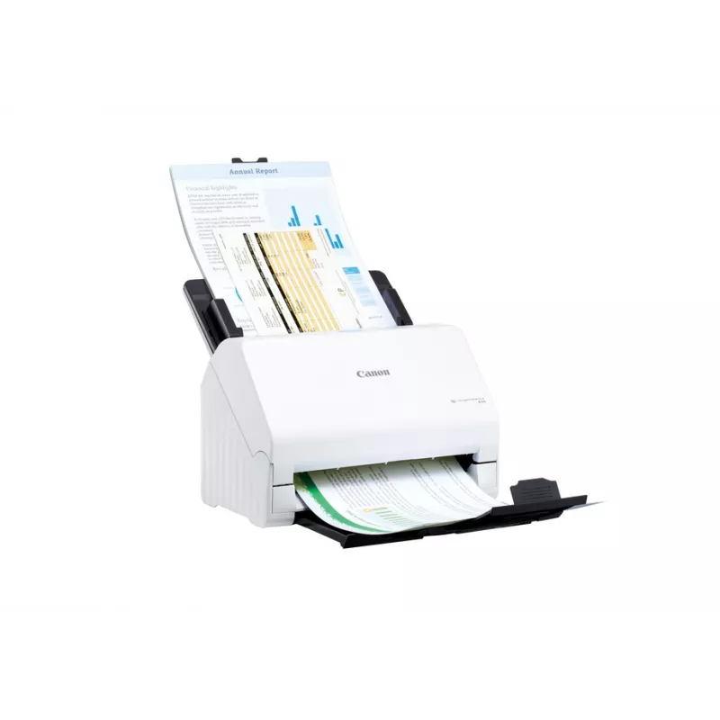 Canon imageFORMULA R30 juhita lauaskanner dokumentidele, 216 x 356 mm, 600 x 600 DPI, ADF + lehtedega skanner, valge, CIS, RGB LED