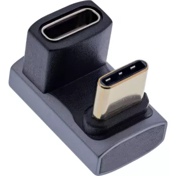InLine USB4 adapter, USB-C isane/emane 180°, alumiinium, hall