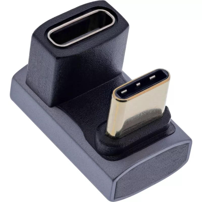 InLine USB4 adapter, USB-C isane/emane 180°, alumiinium, hall