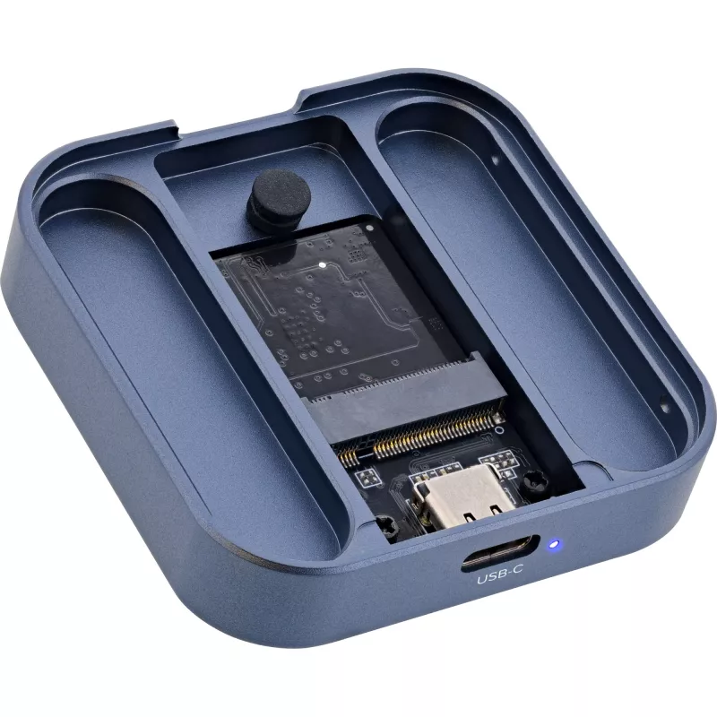 InLine Clip Case - Magnetiline USB-C korpus SATA III ja NVMe M.2 SSD-dele