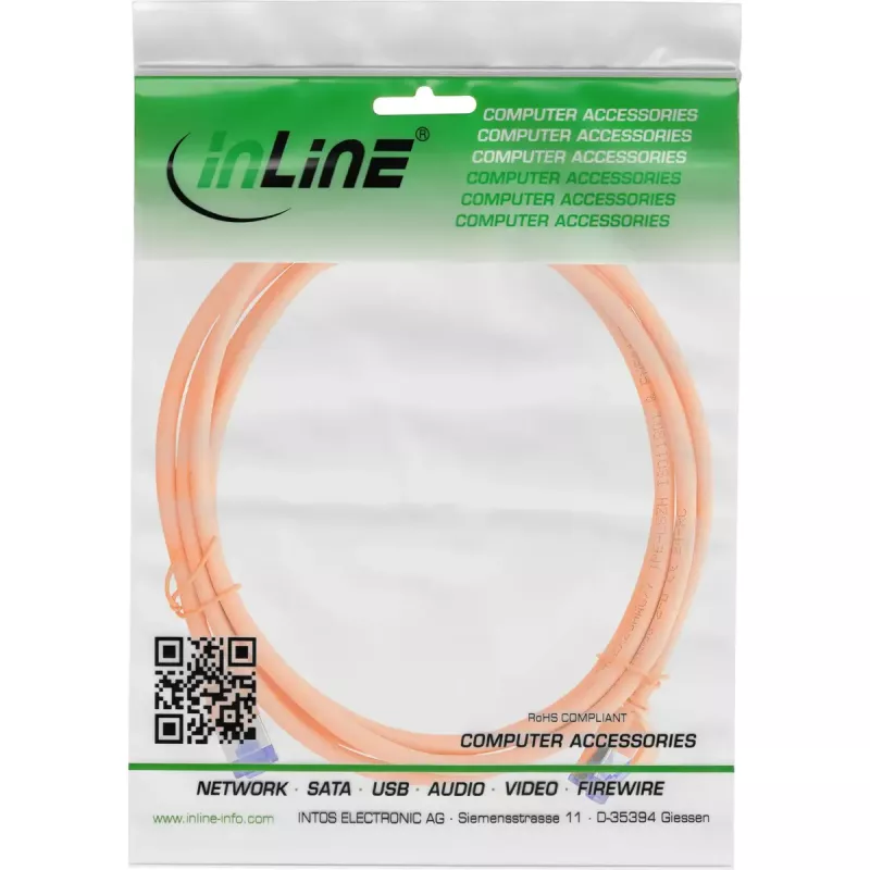 InLine 74905O võrgukaabel Oranž 5 m Cat6a S/FTP (S-STP)