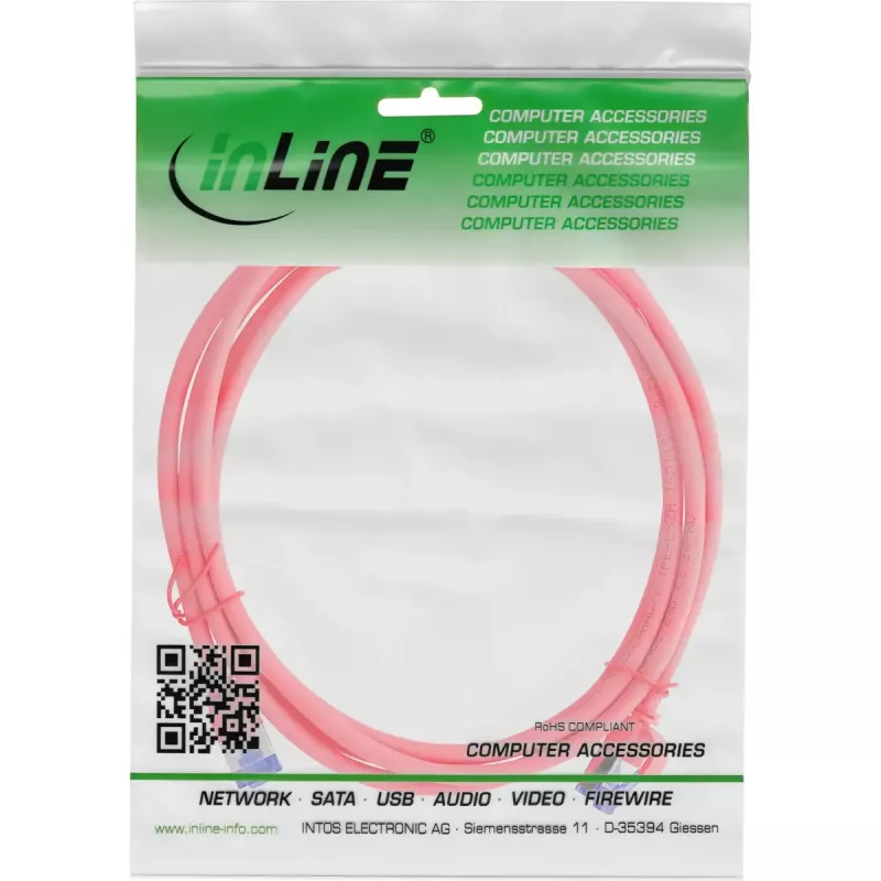 InLine 74903R võrgukaabel Punane 3 m Cat6a S/FTP (S-STP)