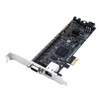 Laienduskaart ASUS IPMI EXPANSION CARD‑SI PCIe RJ-45 ja VGA-ga, Must/Hõbedane