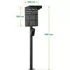 Stand InLine 59989C Elektrisõiduki laadimistarvikud Teras Must 400x200x1667mm