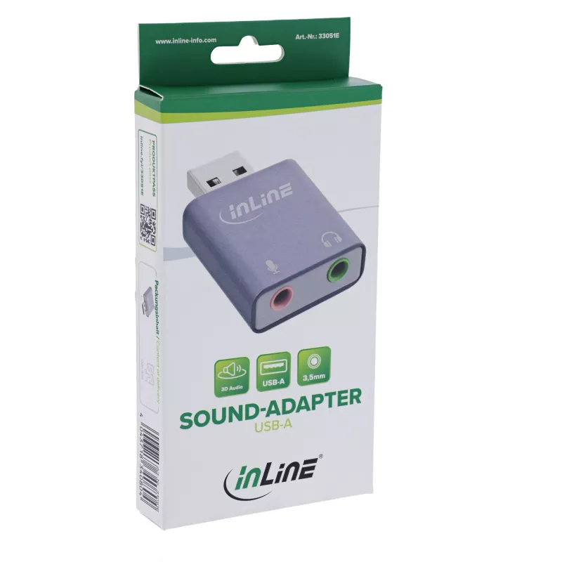 Helimuundur InLine 33051E USB Type-A Hall 42mm x 30mm x 12mm