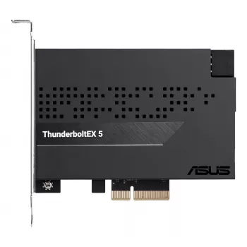 Liideskaart ASUS ThunderboltEX 5 — PCIe 4.0, Intel JHL9580, Mini DisplayPort, USB 2.0, 120 Gbit/s