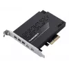 Liideskaart ASUS ThunderboltEX 5 — PCIe 4.0, Intel JHL9580, Mini DisplayPort, USB 2.0, 120 Gbit/s