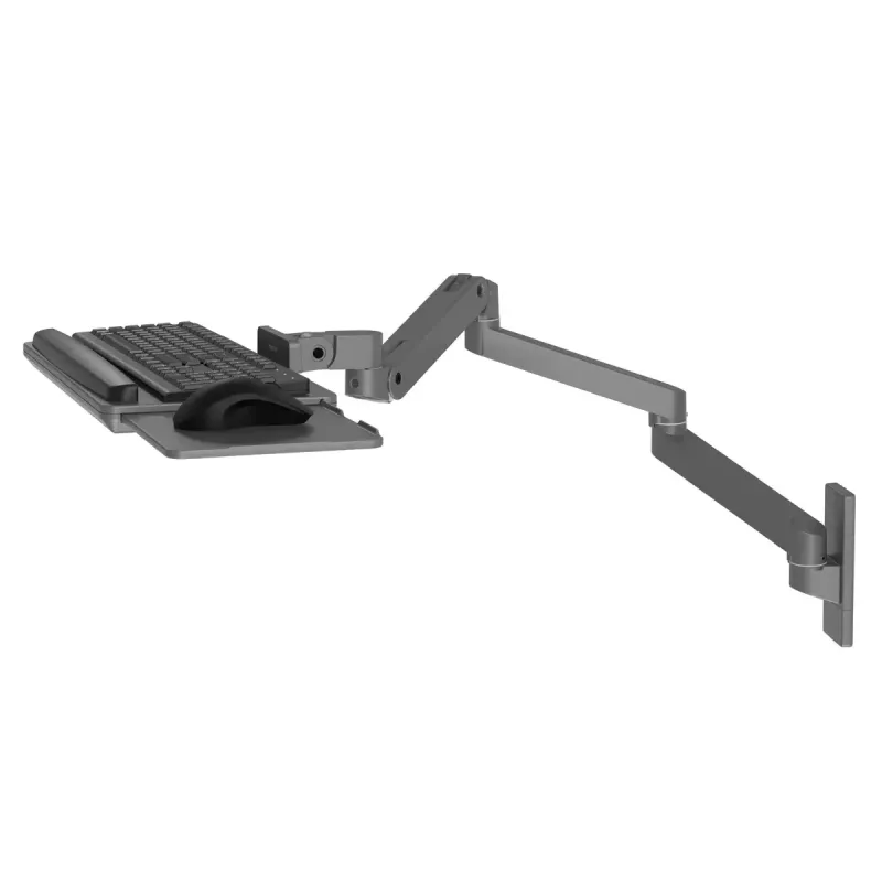 Klaviatuuriklamber Ergotron LX Pro seinale kinnitatav klaviatuurihoidik tumehall maksimaalne kaal 2,3 kg