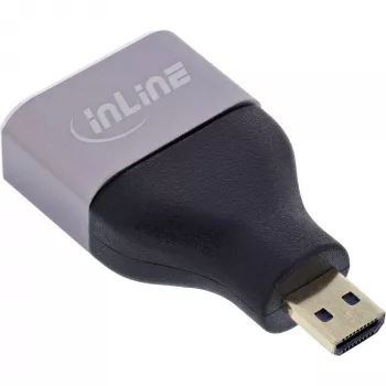 InLine 17991B HDMI A to Micro HDMI D pistikuadapter Must Hall