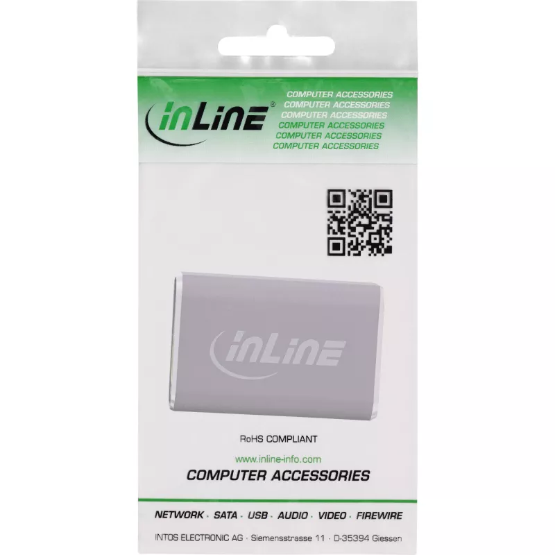 HDMI pistikuadapter InLine 17991A hall kullatud kontaktidega