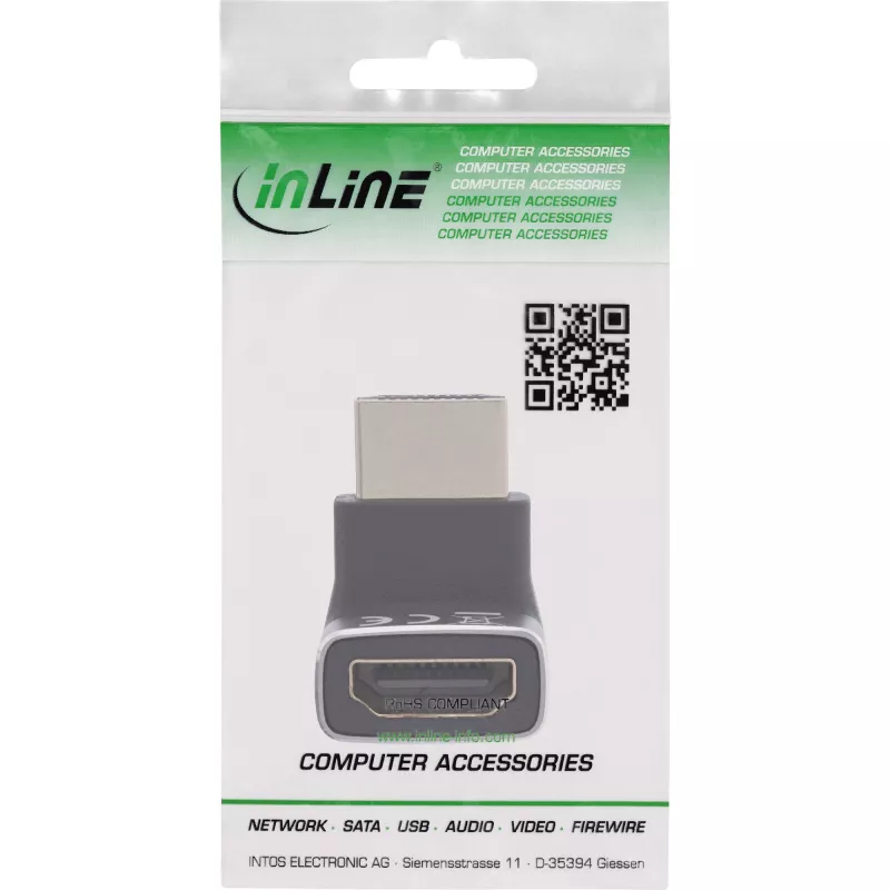 HDMI soovahetaja InLine 17991G must hall kullatud kontaktidega