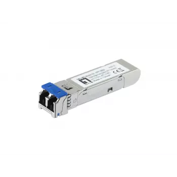 LevelOne 2.5Gbps ühemoodiline SFP transiiver, 2 km, 1310 nm, fiiberoptiline, 2500 Mbit/s, SFP, LC, 9/125 µm, 2000 m