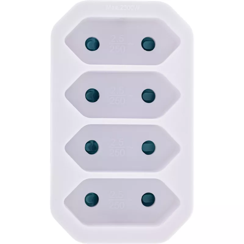 Toitepistiku adapter Type F Type C InLine 16471E valge