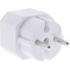 Toitepistiku adapter Type F Type C Europlug Valge InLine 16471D