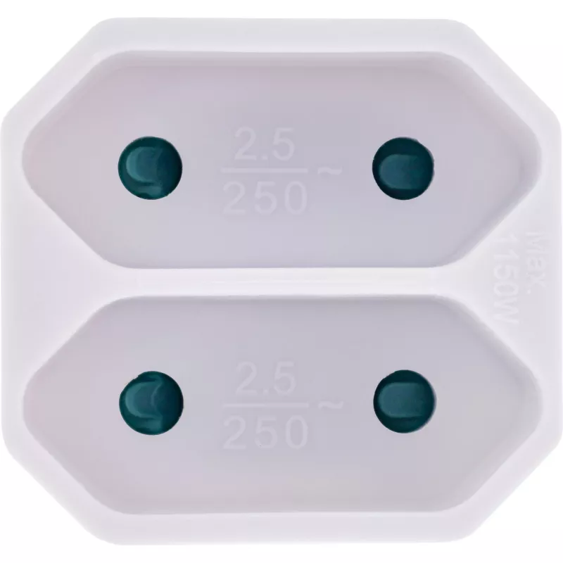 Toitepistiku adapter Type F Type C Europlug Valge InLine 16471D
