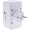 Pistikupesa adapter tüüp F InLine 16471B 2x tüüp C + tüüp F valge