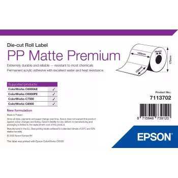 Epson 7113702 printerisilt Valge isekleepuv printerisilt