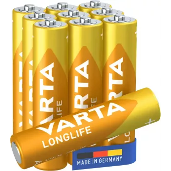 Ühekordne patarei Varta 4103101761 AAA leelispatarei