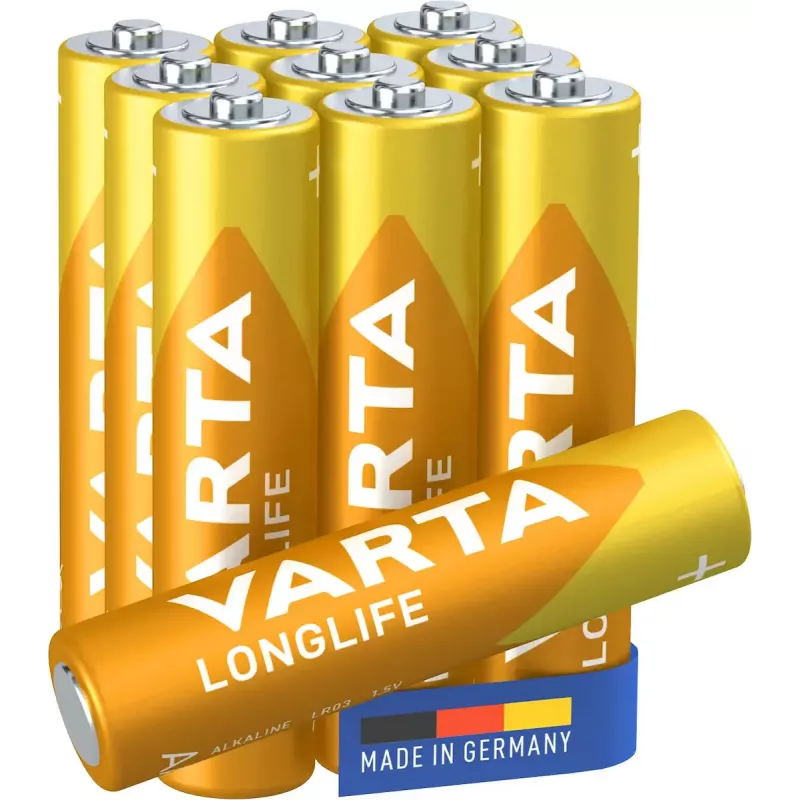 Ühekordne patarei Varta 4103101761 AAA leelispatarei