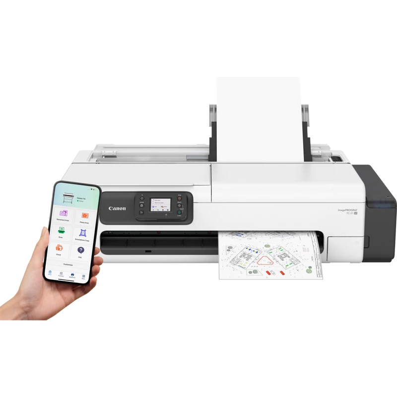 Suureformaadiline tindiprinter Canon imagePROGRAF TC-21M — värviline, 2400 x 1200 DPI, A1, Wi‑Fi, Ethernet, 1 GB mälu