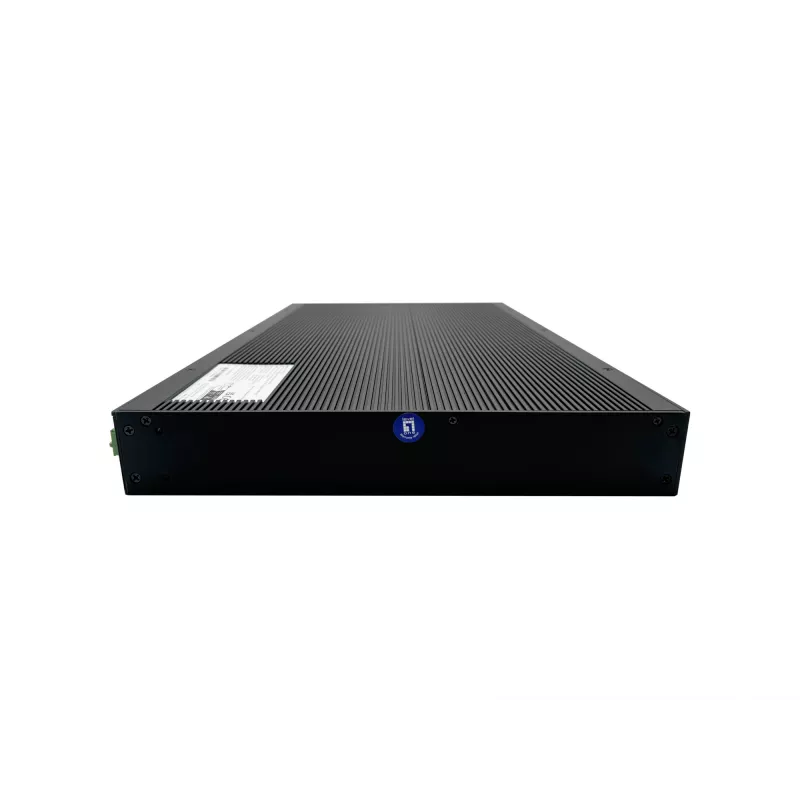 LevelOne 28-port L2 Plus hallatav PoE tööstuslik lüliti, 4 x 1/2.5/10GbE SFP+, 24 PoE väljundit, 370W, 802.3AF/AT/BT PoE, 19-tolline riiulipaigaldus, -40°C kuni 80°C