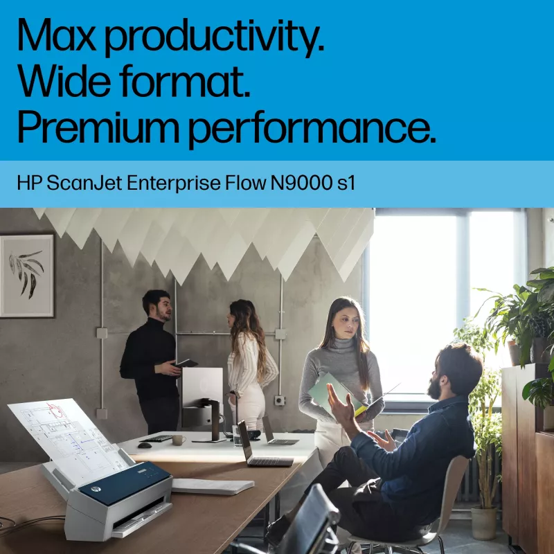 HP ScanJet Enterprise Flow 9000 s1 lehtedega skanner 600 x 600 DPI