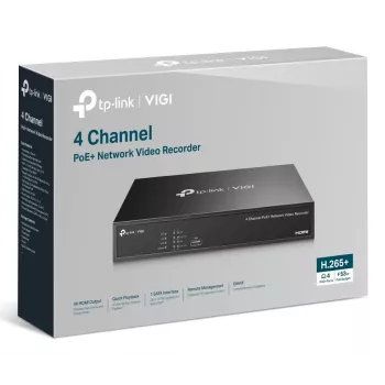 Võrguvideomakk TP-Link VIGI NVR1004H-4P-2TB 4 kanalit 2TB