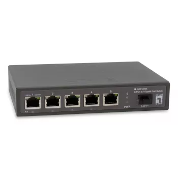 LevelOne GEP-0625 võrgulüliti Haldamata 2,5G Ethernet (100/1000/2500) Power over Ethernet (PoE) Must