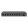 LevelOne GEP-0925 võrgukommutaator haldamata 2.5G Ethernet (100/1000/2500) Toide üle Etherneti (PoE) Must
