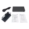 LevelOne GEP-0925 võrgukommutaator haldamata 2.5G Ethernet (100/1000/2500) Toide üle Etherneti (PoE) Must