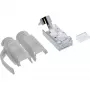 InLine Crimp-pistik Cat.6A RJ45 varjestatud, 3-osaline hall 10 tk pakend