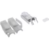 InLine Crimp-pistik Cat.6A RJ45 varjestatud, 3-osaline hall 10 tk pakend