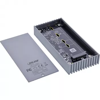 Väline USB4-korpus InLine 00031J — USB-C kuni M.2 NVMe SSD, 40 Gb/s, alumiinium