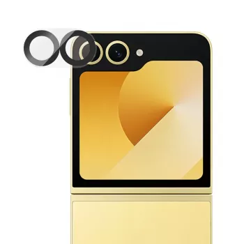 Kaamera läätse kaitsja PanzerGlass PicturePerfect Samsung Galaxy Z Flip7 FE jaoks — karastatud klaas, silikoon, läbipaistev, 1 tk