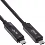USB 3.2 Gen 2 aktiivne optiline kaabel InLine 35795I 8K60Hz, 60W toiteedastus