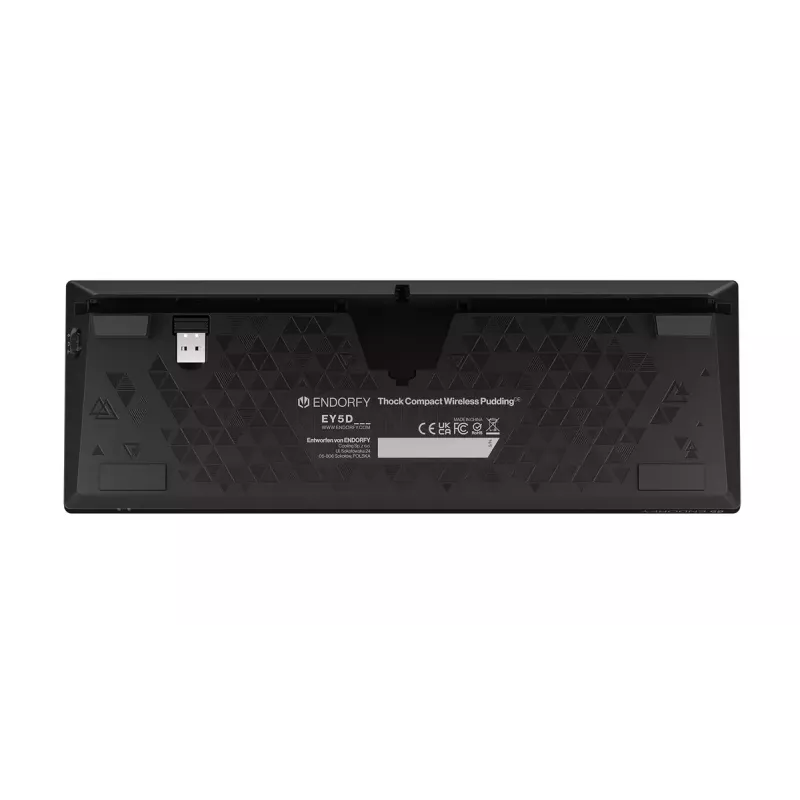 Mänguriklaviatuur ENDORFY Thock Compact RF Wireless USB QWERTZ 61 klahvi RGB LED