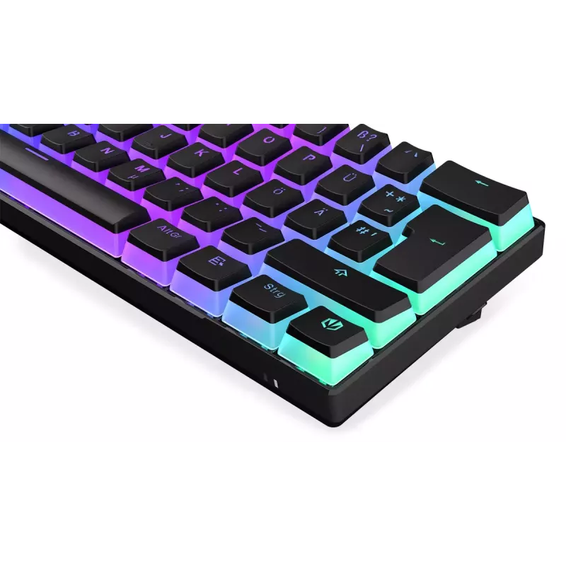 Mänguriklaviatuur ENDORFY Thock Compact RF Wireless USB QWERTZ 61 klahvi RGB LED