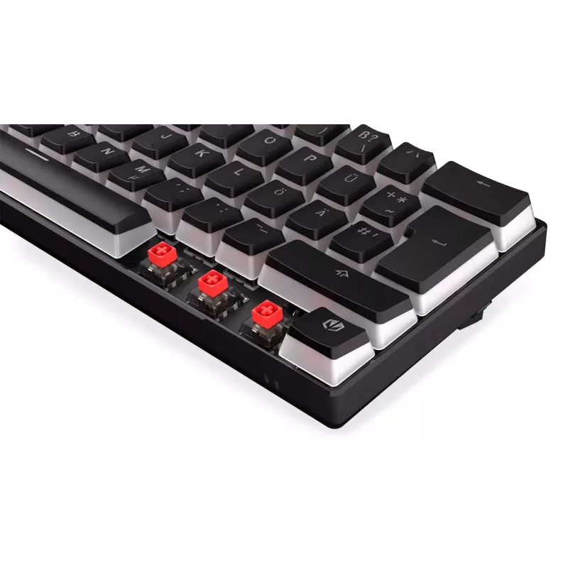 Mänguriklaviatuur ENDORFY Thock Compact RF Wireless USB QWERTZ 61 klahvi RGB LED
