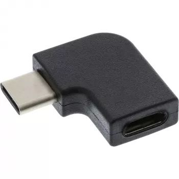InLine USB 3.2 Gen.2 Adapter, USB-C isane / USB-C emane, nurga all