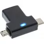 InLine USB 3.1/2.0 OTG T-adapter, USB-C isane või Micro-USB kuni A-pesa