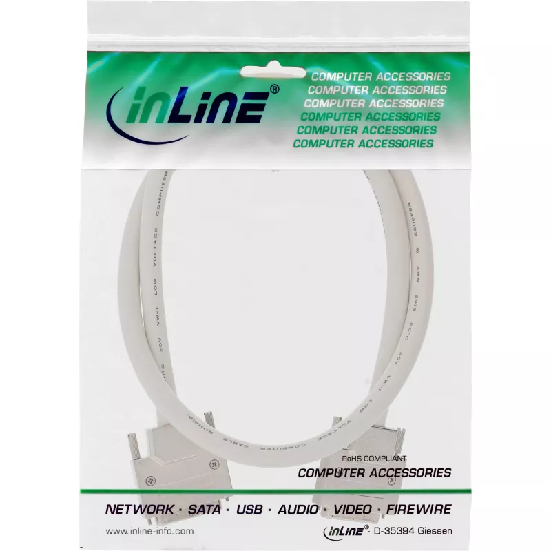 InLine SCSI U320 kaabel, 68pin micro Centronics (VHD) isane / isane, 3m