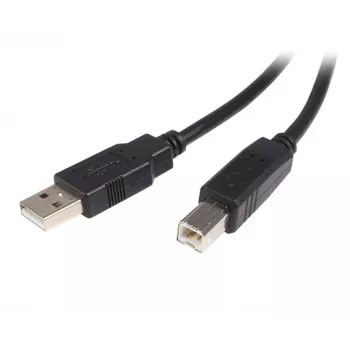 StarTech.com 1m USB 2.0 A kuni B kaabel - M/M, 1 m, USB A, USB B, USB 2.0, 0.48 Gbit/s, Must