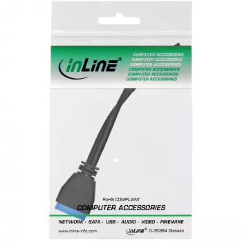 InLine USB 2.0 to 3.0 internal USB 2.0 header / USB 3.0 internal, 0,30 m