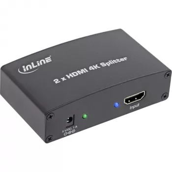 InLine HDMI jaotur, 2-pordiline, 4K2K-ühilduv